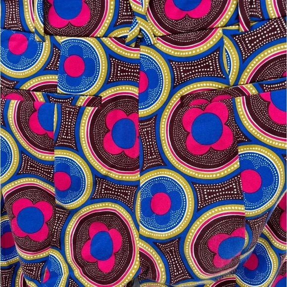 Anthropologie Womens The Essential Slim Printed Trousers Multicolor Size 6 - Picture 14 of 15